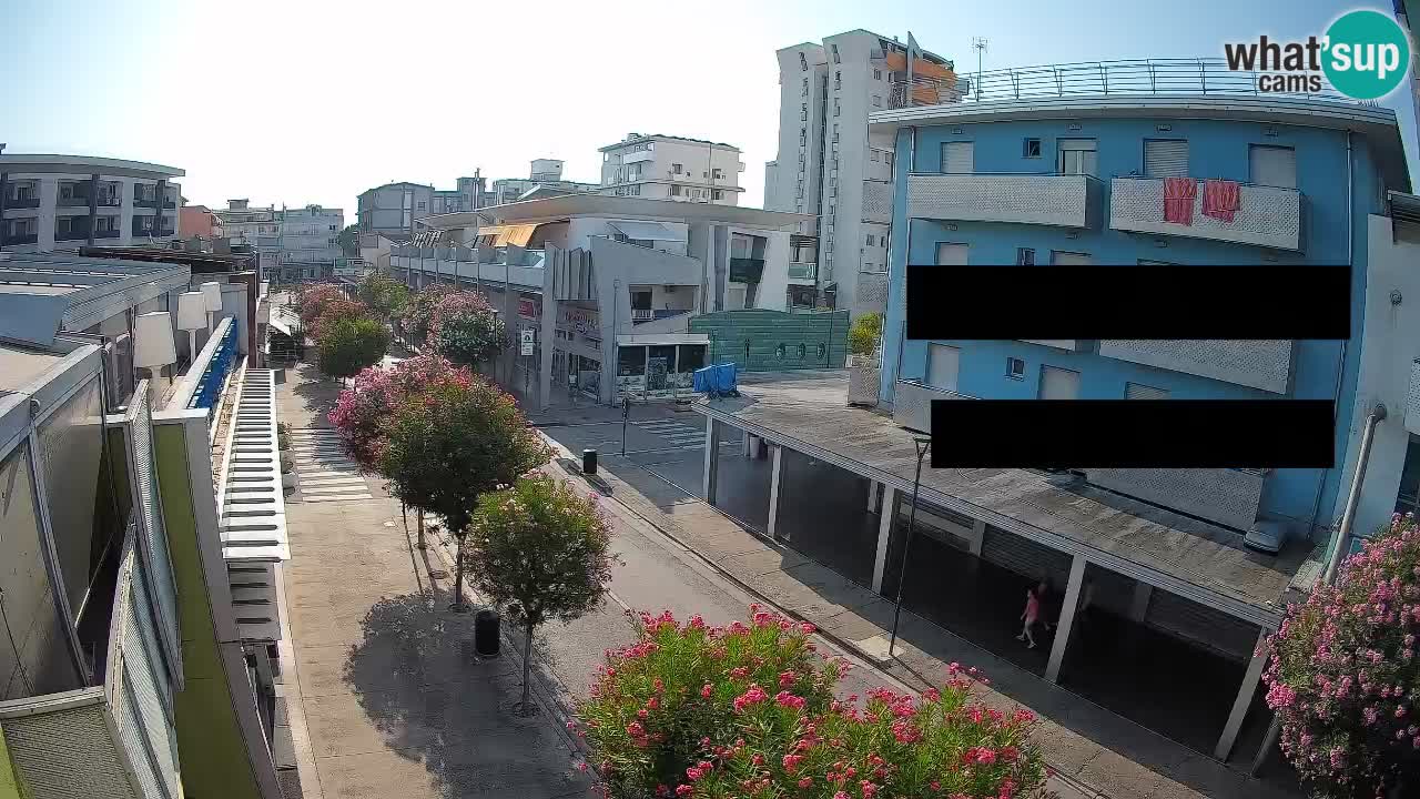 Webcam Paseo de Bibione – Viale delle Costellazioni en directo