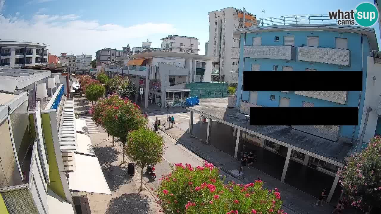 Webcam Paseo de Bibione – Viale delle Costellazioni en directo