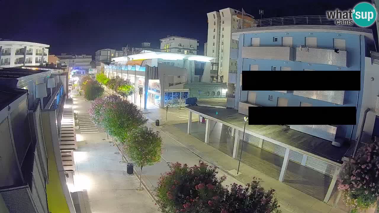 Webcam Promenade de Bibione – Viale delle Costellazioni en direct