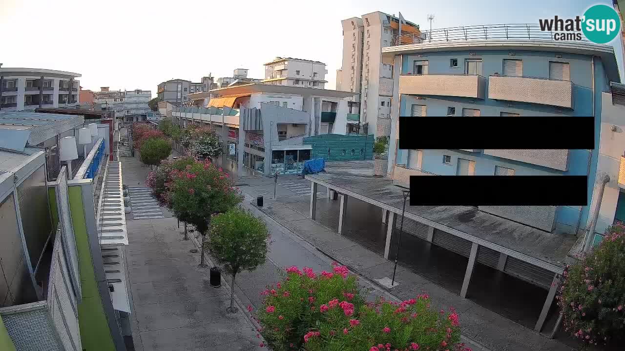 Webcam Paseo de Bibione – Viale delle Costellazioni en directo