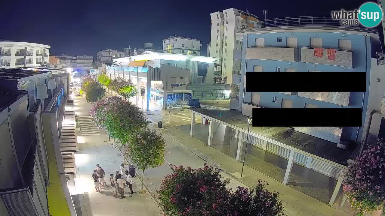 Webcam Promenade de Bibione – Viale delle Costellazioni en direct