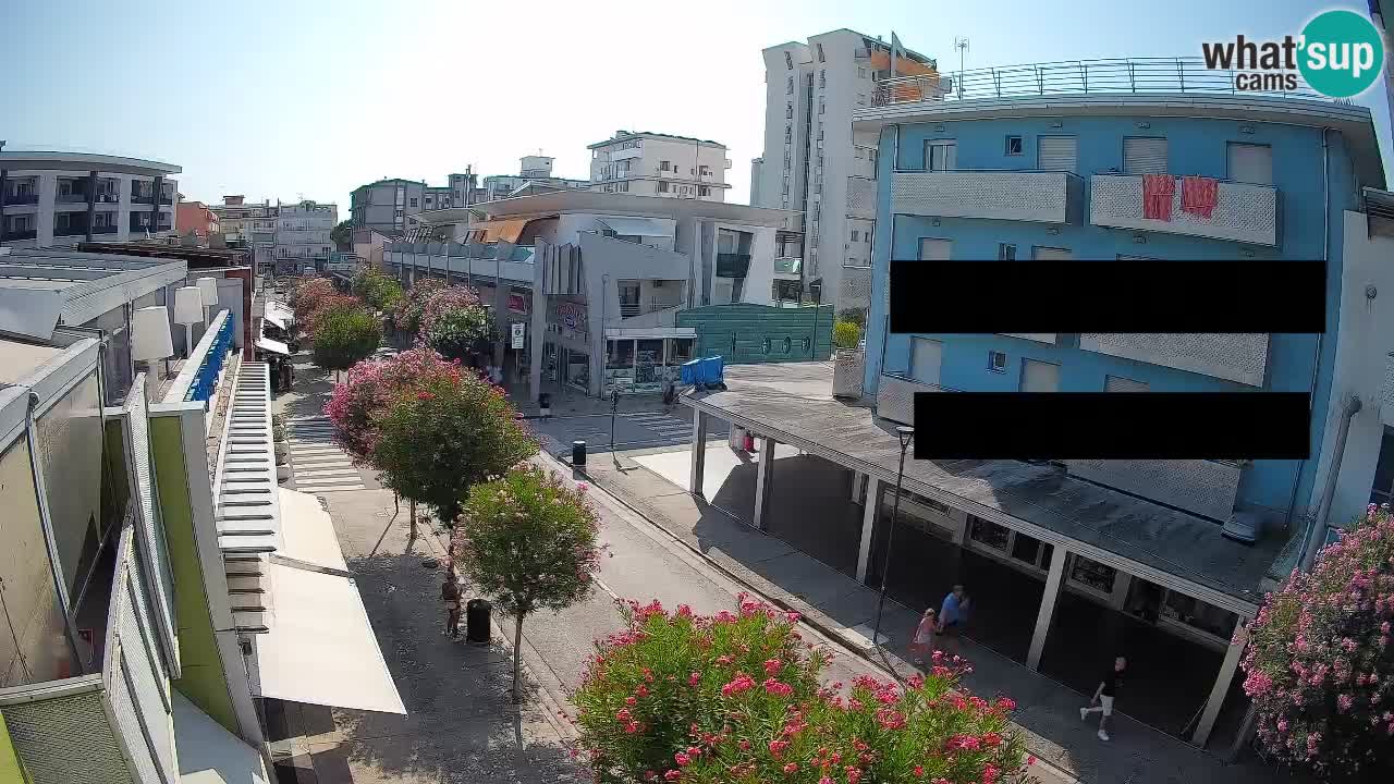 Webcam Promenade de Bibione – Viale delle Costellazioni en direct