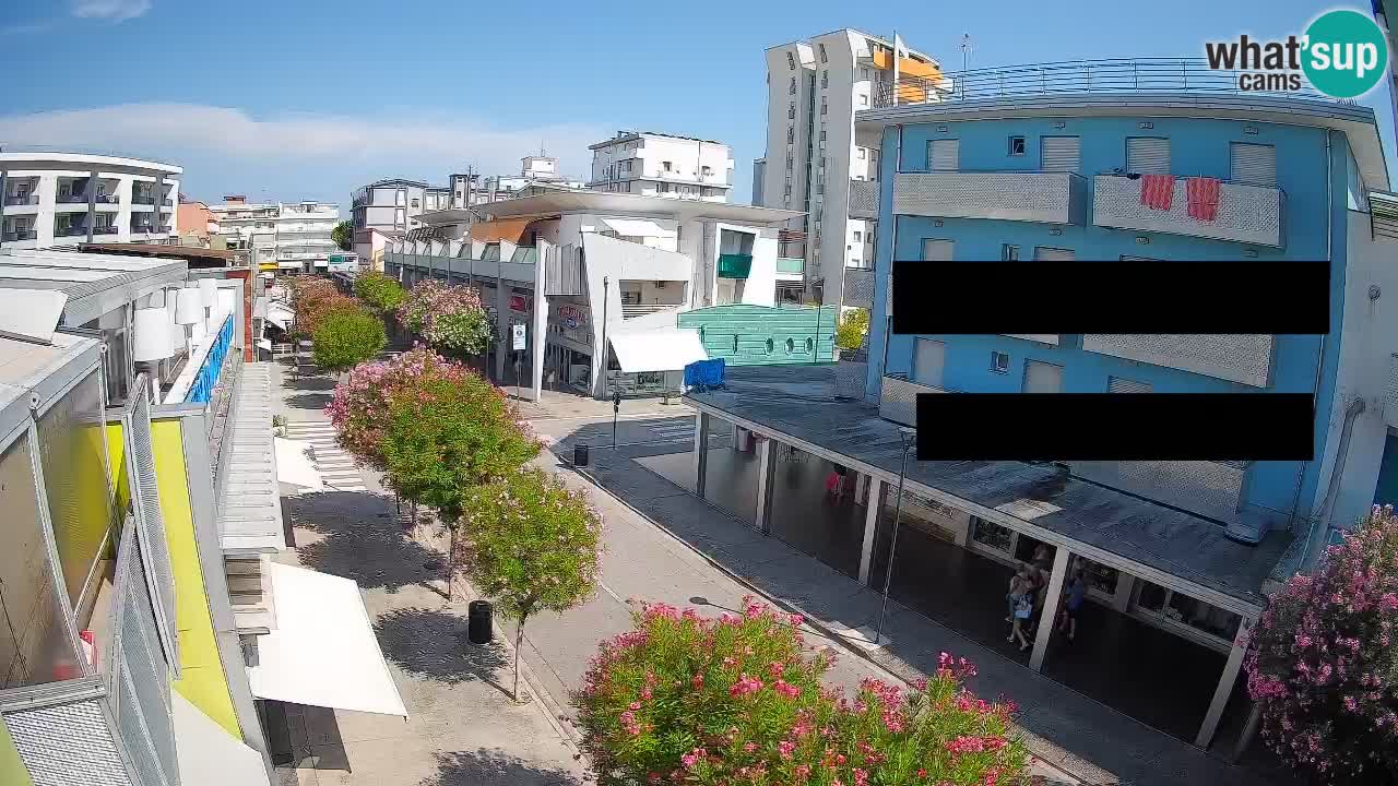 Webcam Promenade de Bibione – Viale delle Costellazioni en direct