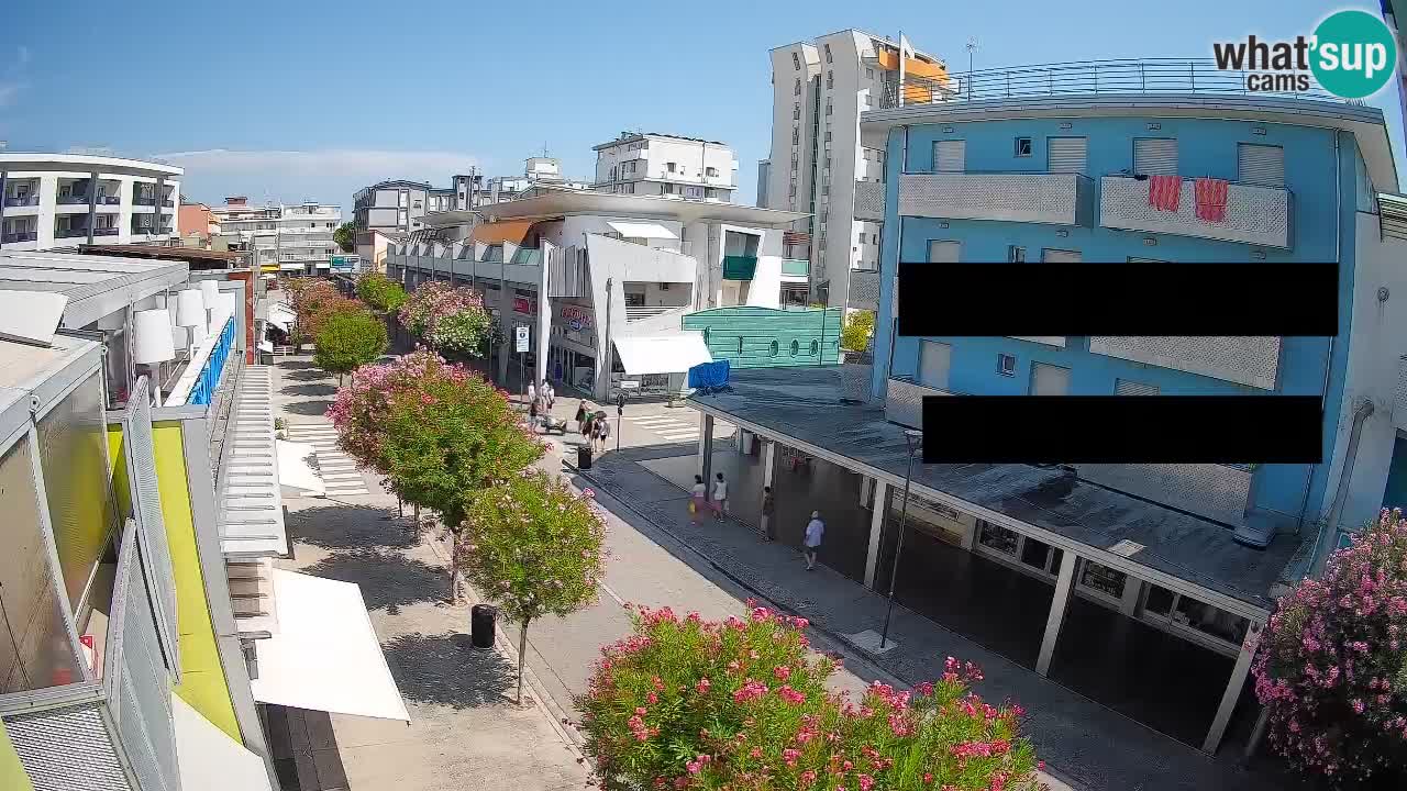 Webcam Paseo de Bibione – Viale delle Costellazioni en directo
