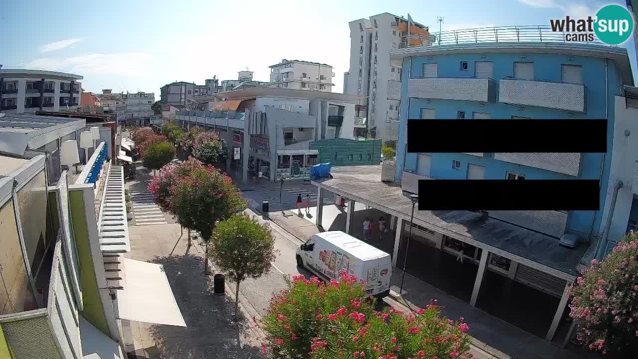 Webcam Promenade de Bibione – Viale delle Costellazioni en direct