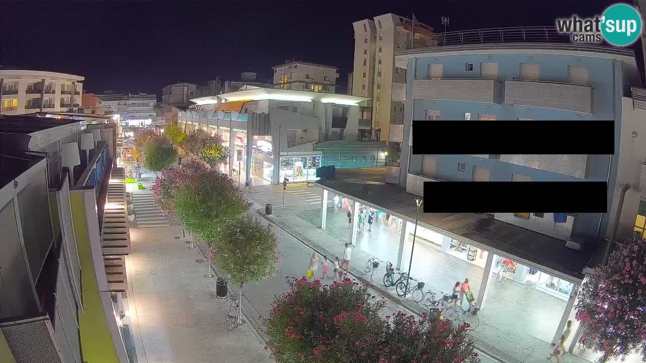 Webcam Promenade de Bibione – Viale delle Costellazioni en direct