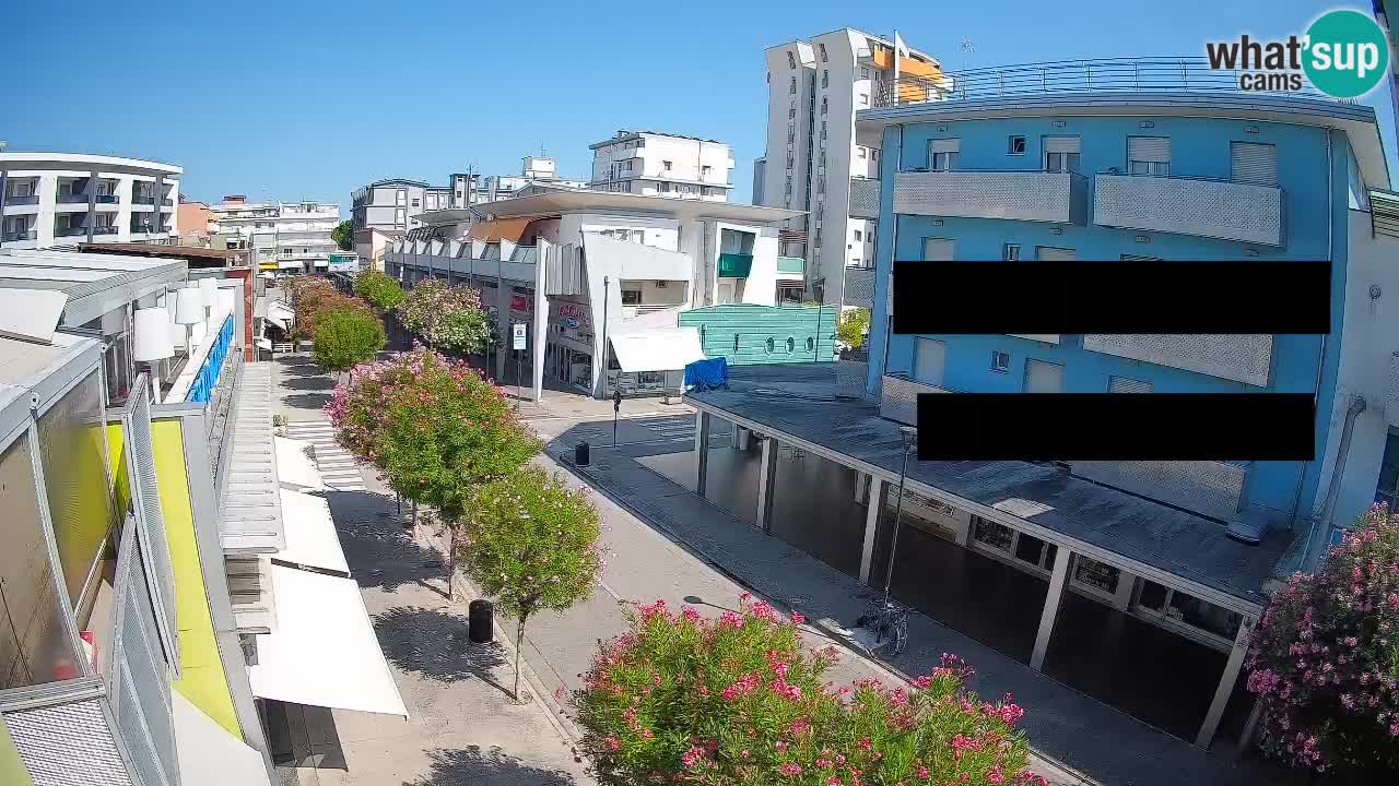Webcam Passeggiata Bibione – Viale delle Costellazioni in Diretta