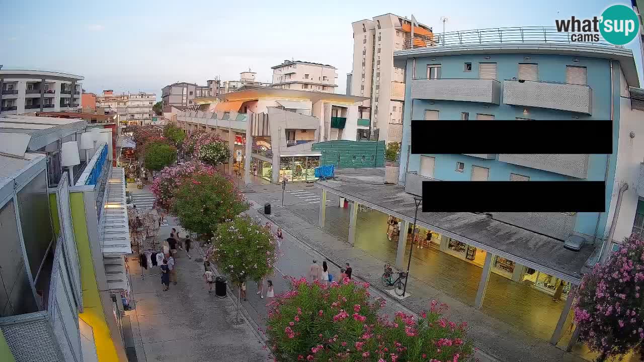 Webcam Paseo de Bibione – Viale delle Costellazioni en directo