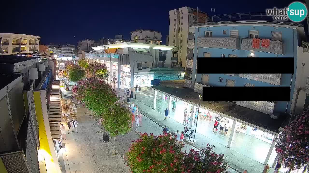 Web kamera Bibione Šetnica – Viale delle Costellazioni uživo