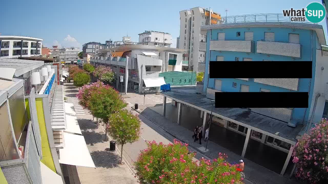 Web kamera Bibione Šetnica – Viale delle Costellazioni uživo