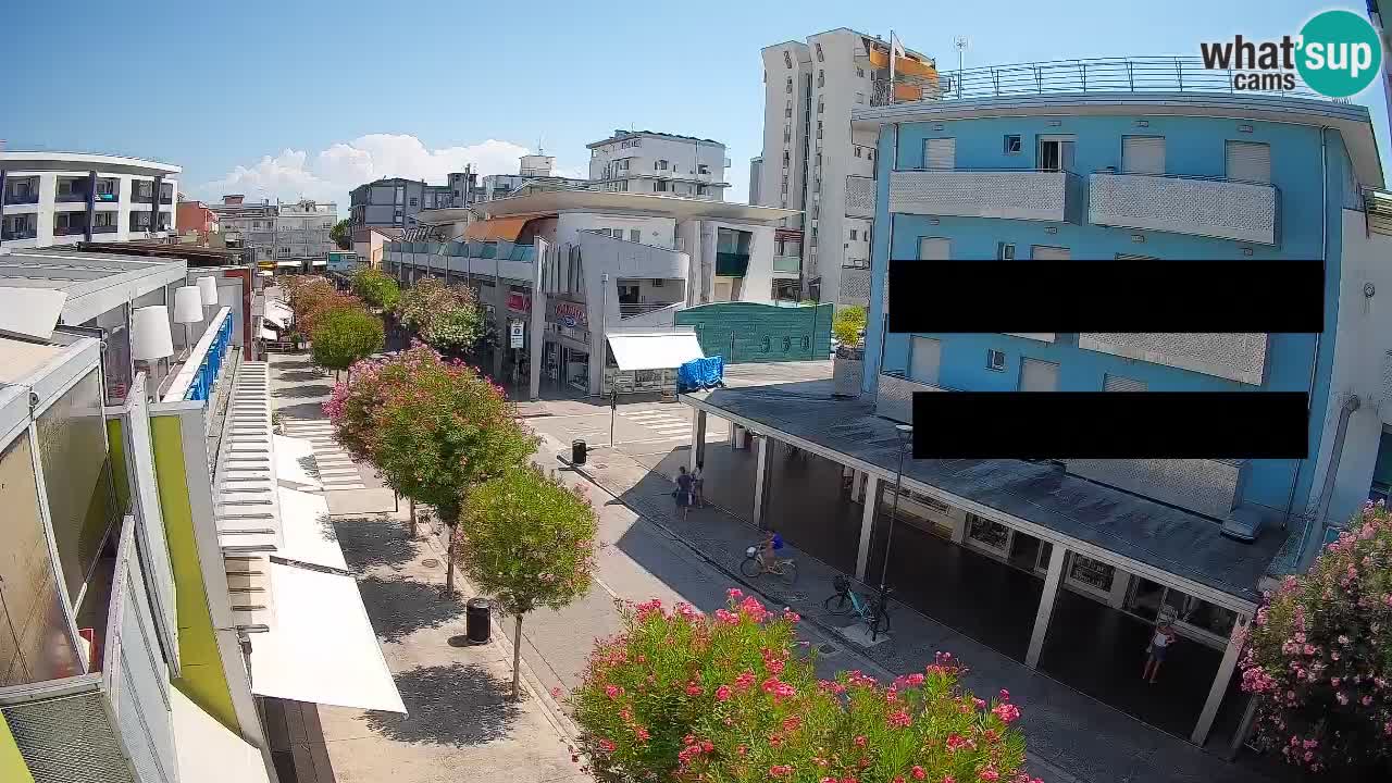 Webcam Passeggiata Bibione – Viale delle Costellazioni in Diretta