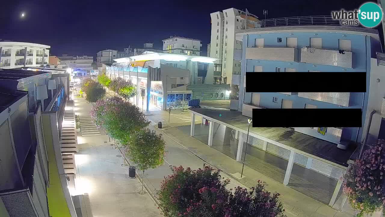 Webcam Paseo de Bibione – Viale delle Costellazioni en directo