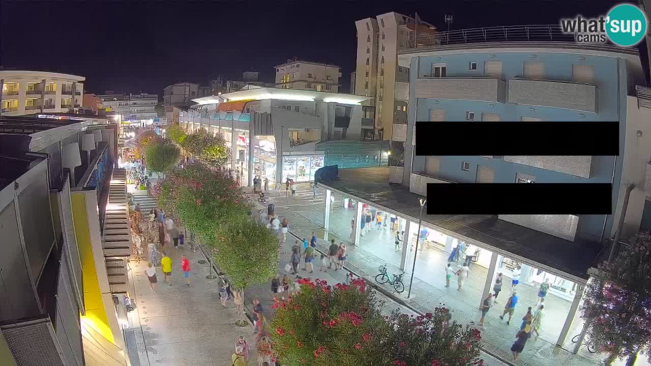 Webcam Passeggiata Bibione – Viale delle Costellazioni in Diretta
