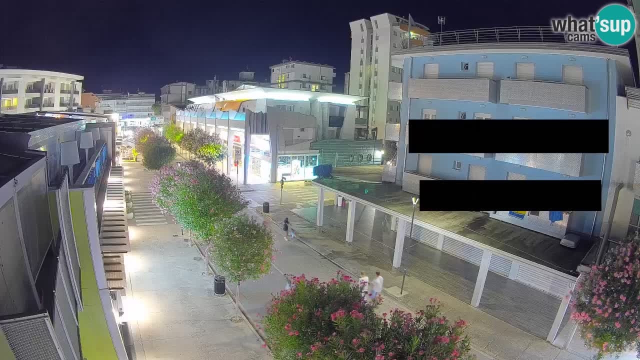 Webcam Paseo de Bibione – Viale delle Costellazioni en directo