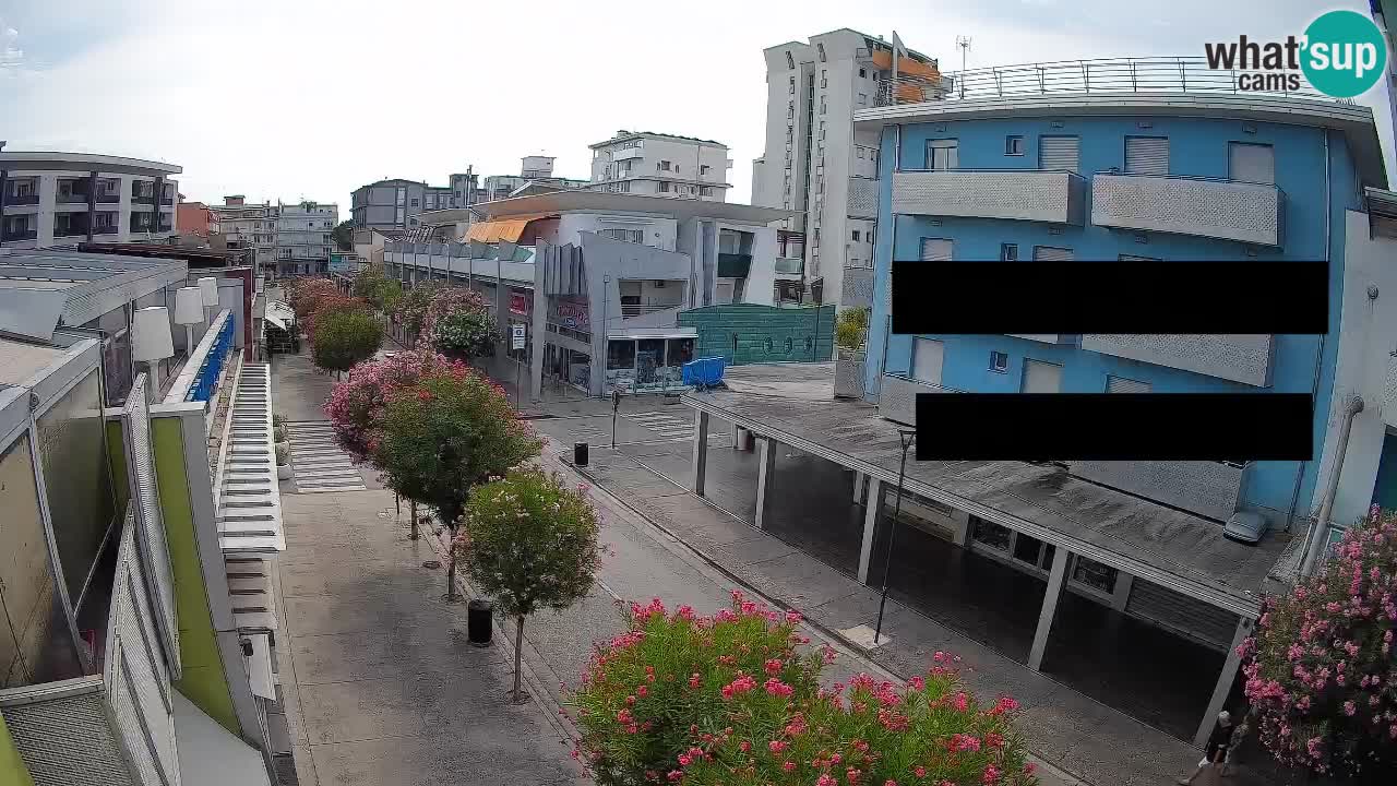 Webcam Passeggiata Bibione – Viale delle Costellazioni in Diretta