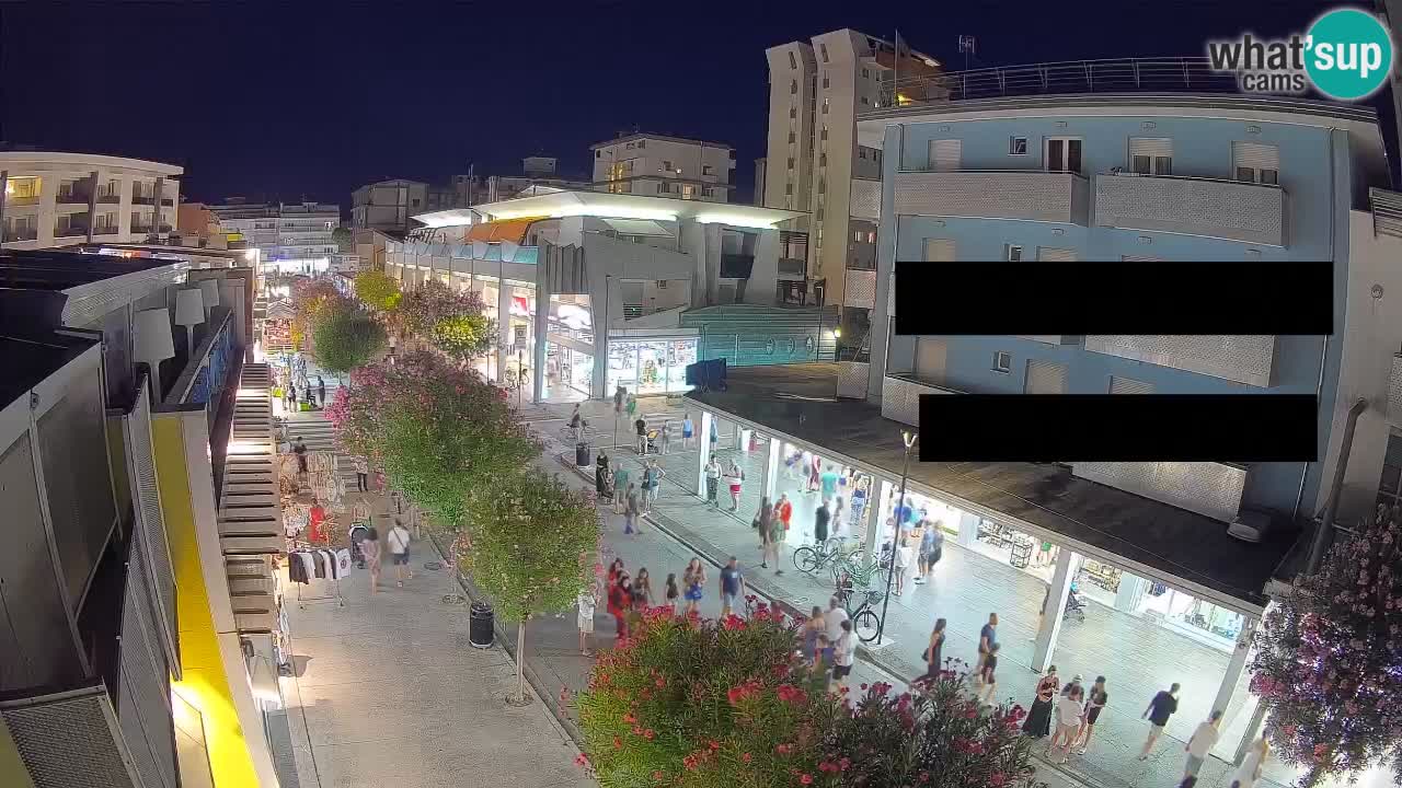 Webcam Promenade de Bibione – Viale delle Costellazioni en direct