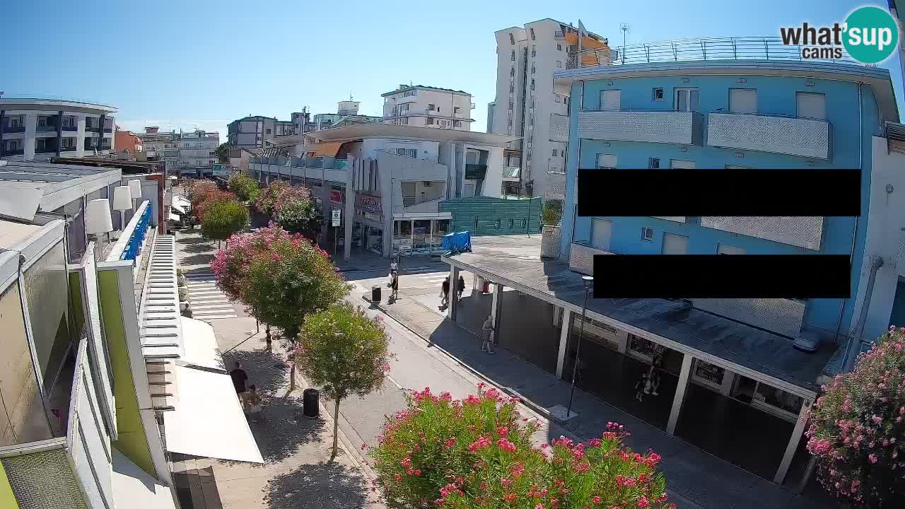 Webcam Passeggiata Bibione – Viale delle Costellazioni in Diretta