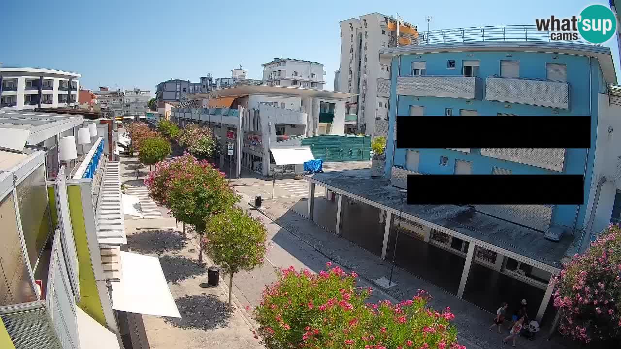 Webcam Promenade de Bibione – Viale delle Costellazioni en direct