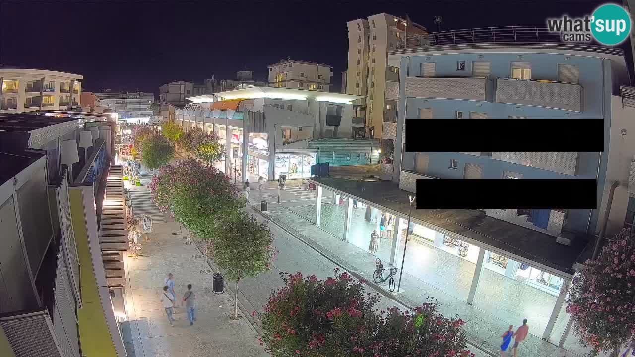 Webcam Promenade de Bibione – Viale delle Costellazioni en direct