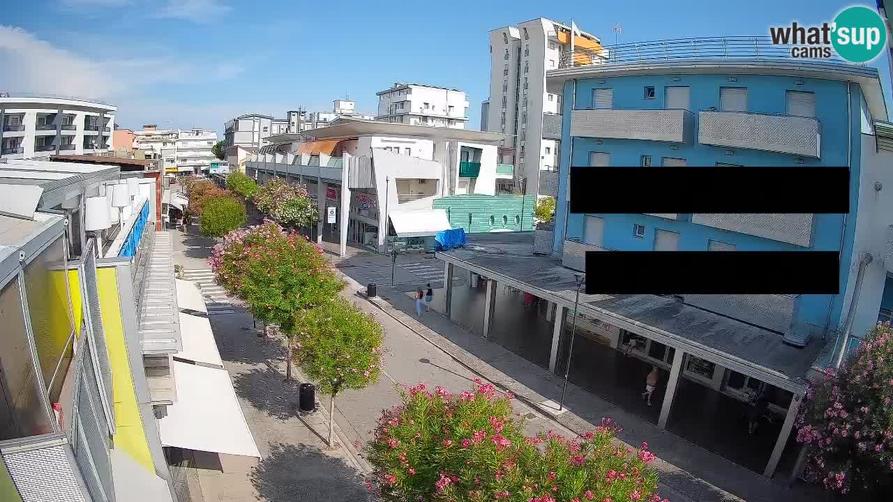 Webcam Passeggiata Bibione – Viale delle Costellazioni in Diretta