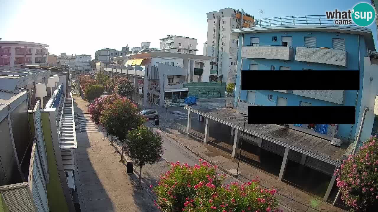 Webcam Promenade de Bibione – Viale delle Costellazioni en direct
