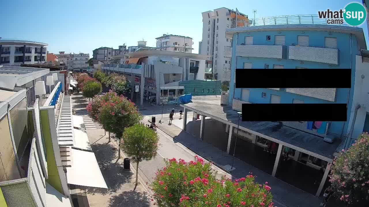 Web kamera Bibione Šetnica – Viale delle Costellazioni uživo