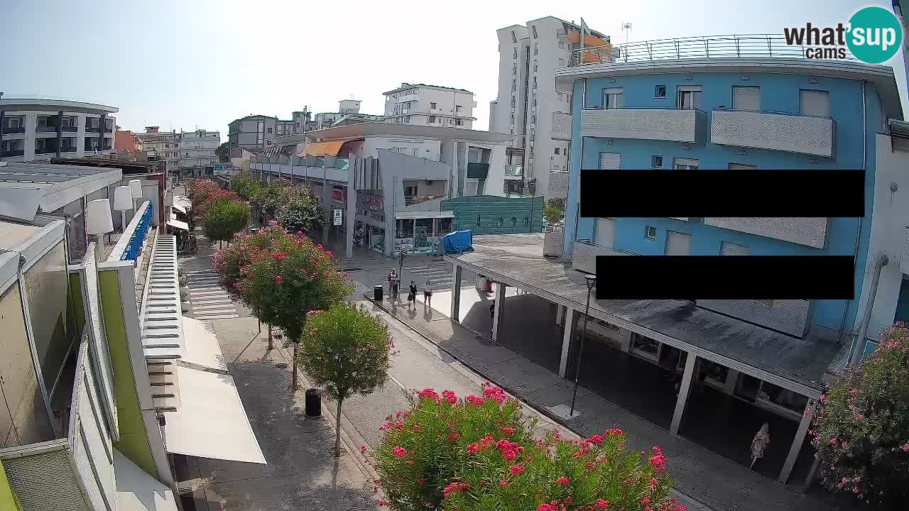 Webcam Passeggiata Bibione – Viale delle Costellazioni in Diretta
