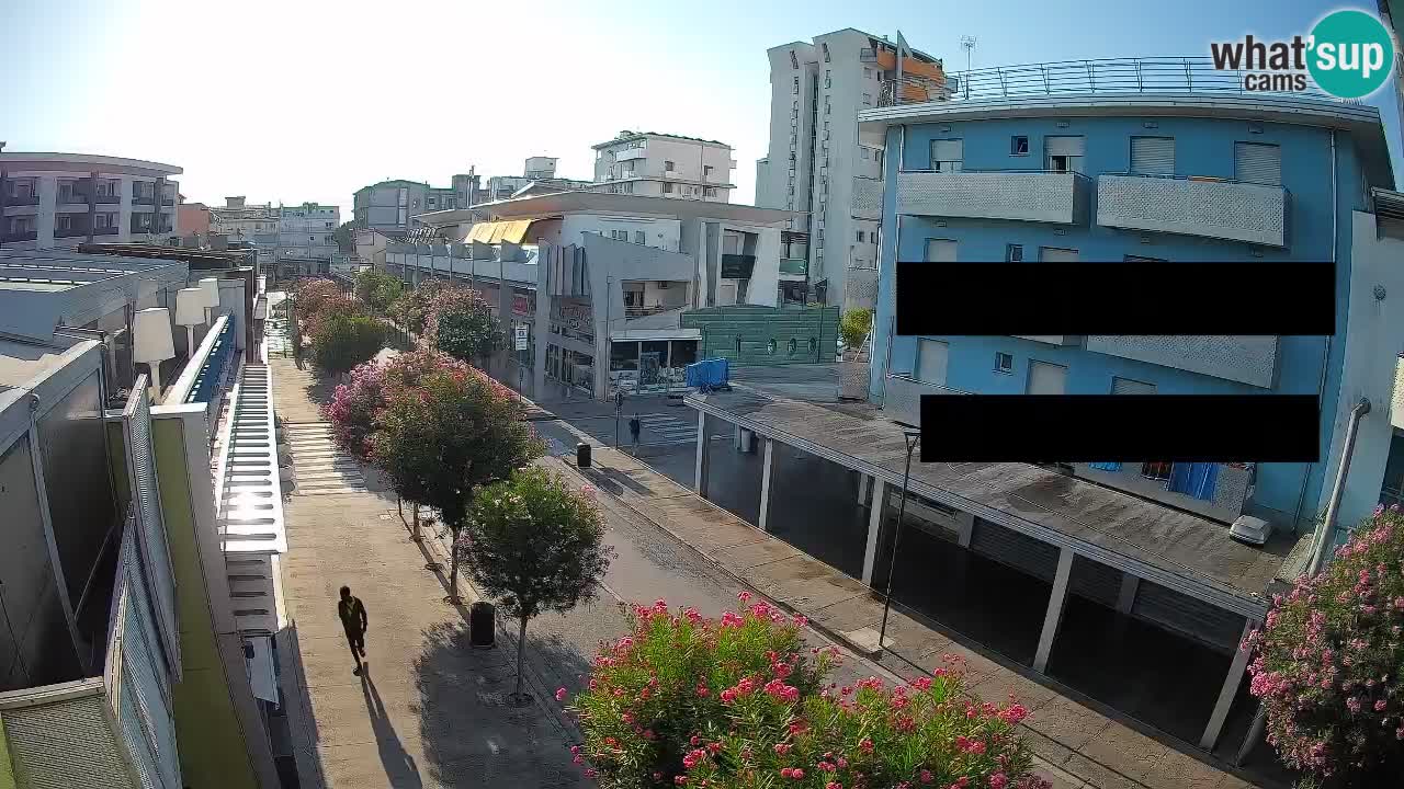 Webcam Promenade de Bibione – Viale delle Costellazioni en direct