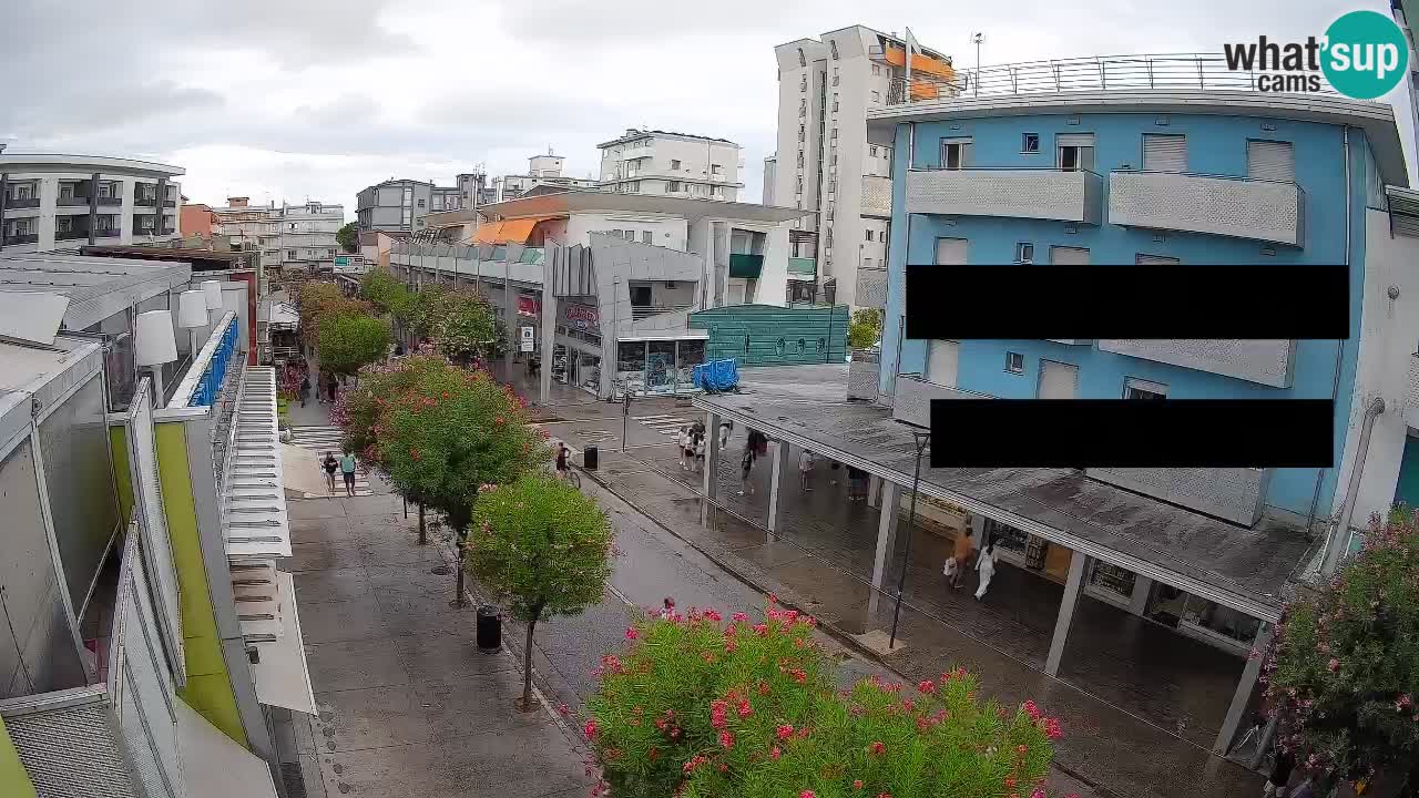 Bibione Fußgängerzone Webcam – Viale delle Costellazioni live