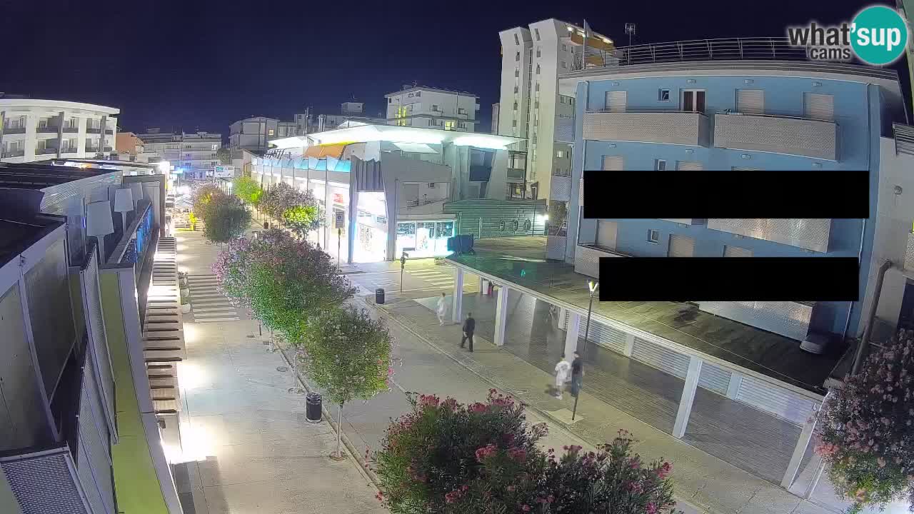 Webcam Promenade de Bibione – Viale delle Costellazioni en direct