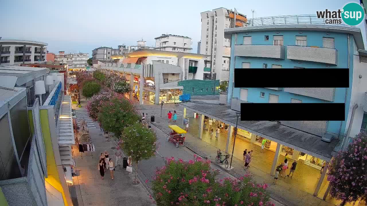 Webcam Promenade de Bibione – Viale delle Costellazioni en direct