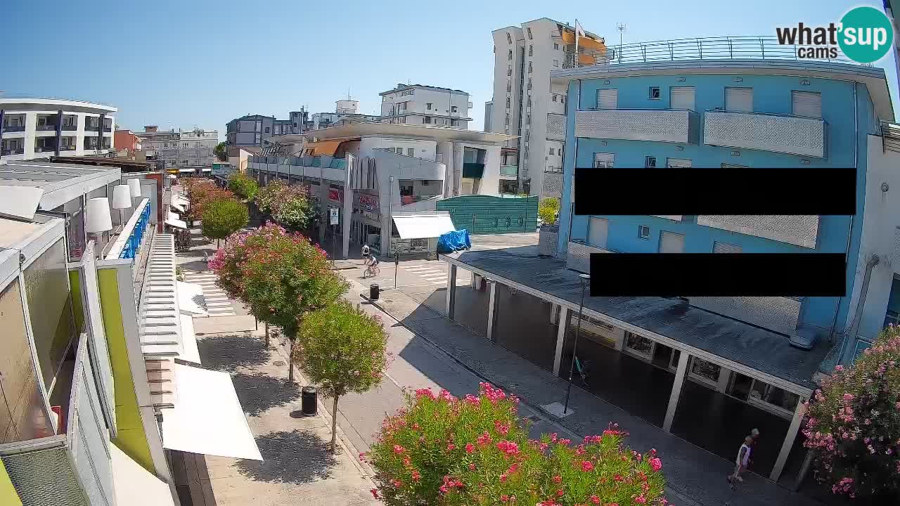 Webcam Promenade de Bibione – Viale delle Costellazioni en direct