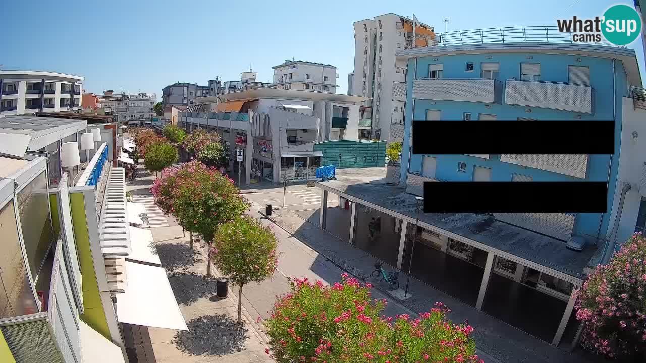 Webcam Passeggiata Bibione – Viale delle Costellazioni in Diretta