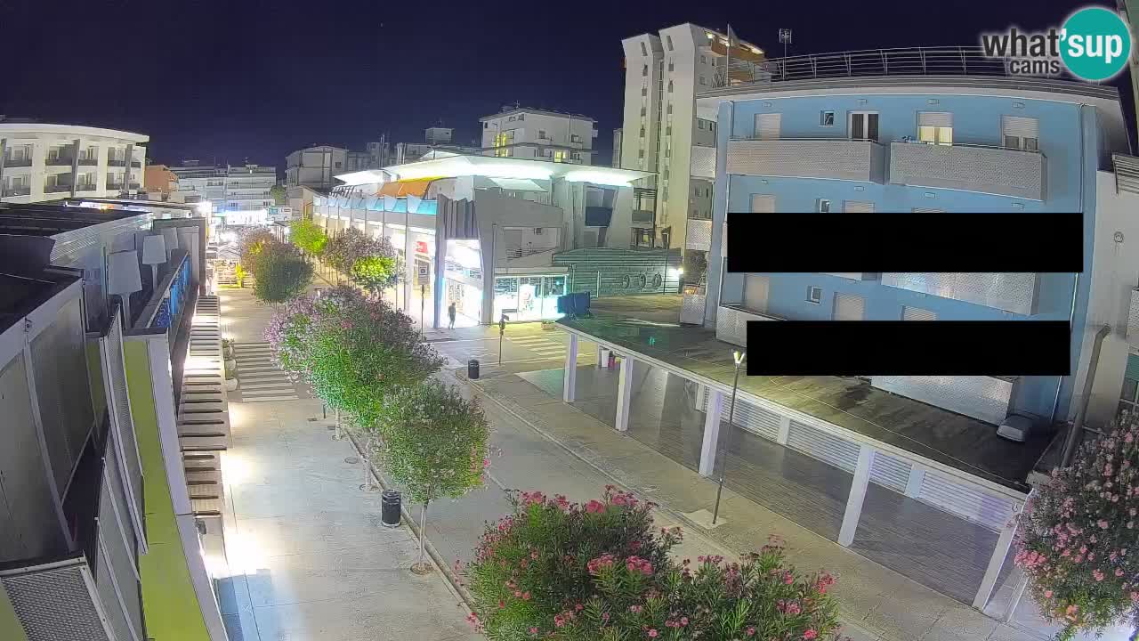 Web kamera Bibione Šetnica – Viale delle Costellazioni uživo