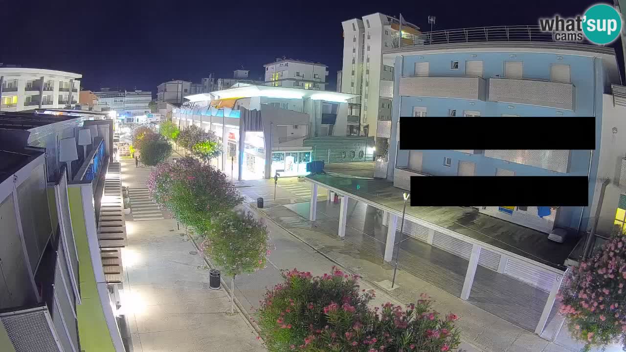 Webcam Promenade de Bibione – Viale delle Costellazioni en direct