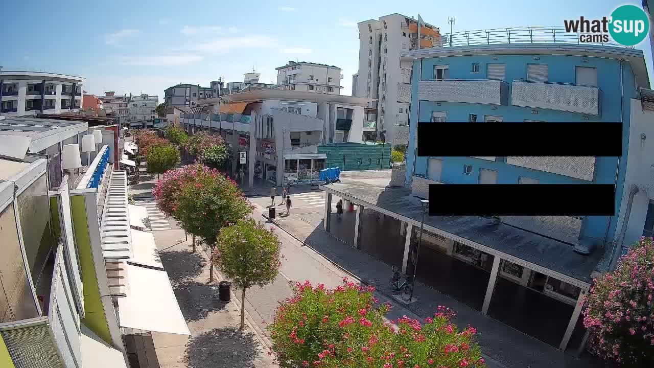 Webcam Passeggiata Bibione – Viale delle Costellazioni in Diretta