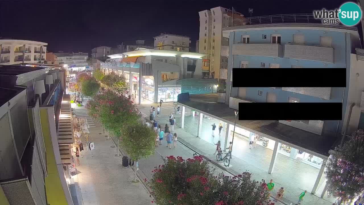Webcam Paseo de Bibione – Viale delle Costellazioni en directo
