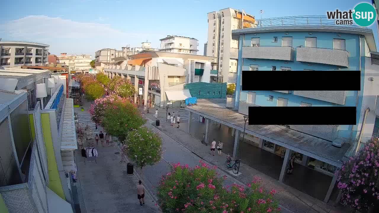 Web kamera Bibione Šetnica – Viale delle Costellazioni uživo