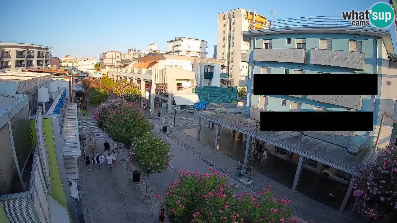 Webcam Promenade de Bibione – Viale delle Costellazioni en direct