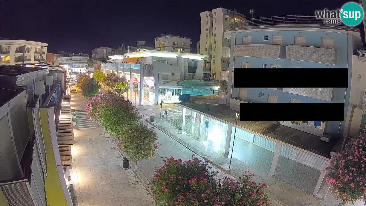 Webcam Promenade de Bibione – Viale delle Costellazioni en direct