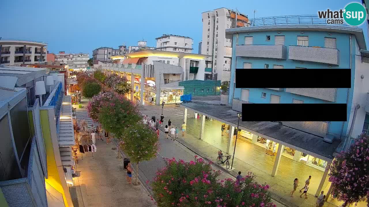 Webcam Promenade de Bibione – Viale delle Costellazioni en direct