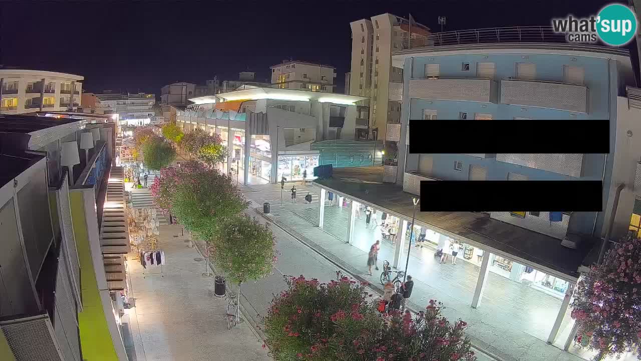 Webcam Passeggiata Bibione – Viale delle Costellazioni in Diretta