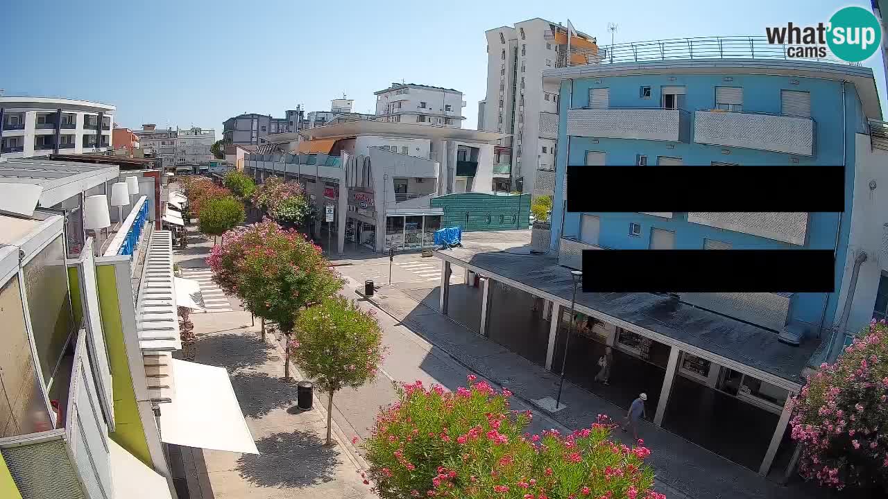 Webcam Passeggiata Bibione – Viale delle Costellazioni in Diretta