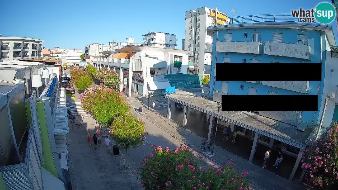 Webcam Passeggiata Bibione – Viale delle Costellazioni in Diretta