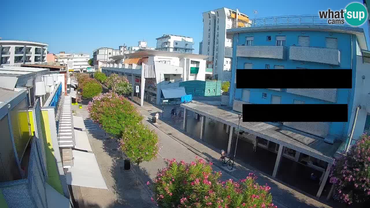 Webcam Passeggiata Bibione – Viale delle Costellazioni in Diretta