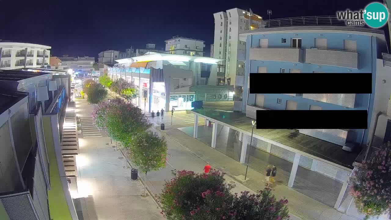 Webcam Paseo de Bibione – Viale delle Costellazioni en directo
