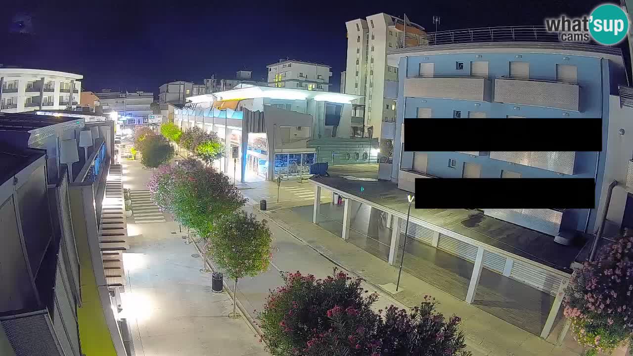 Webcam Promenade de Bibione – Viale delle Costellazioni en direct
