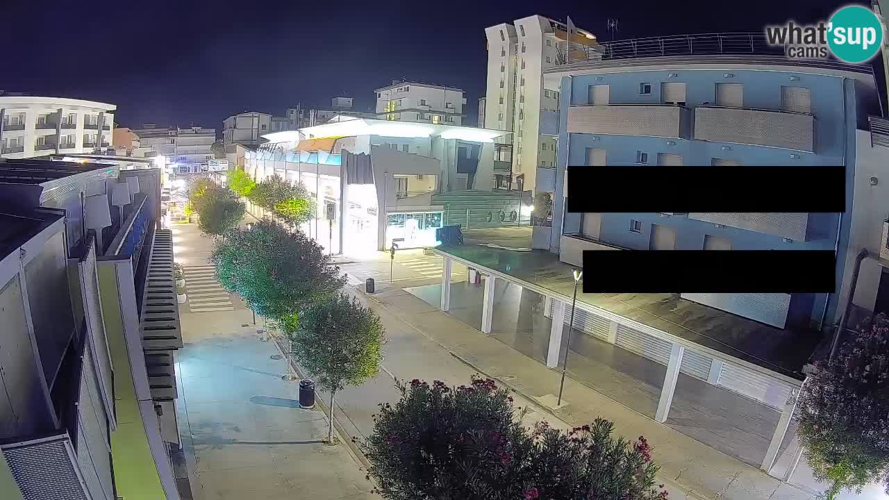 Web kamera Bibione Šetnica – Viale delle Costellazioni uživo