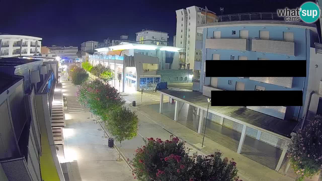 Webcam Promenade de Bibione – Viale delle Costellazioni en direct