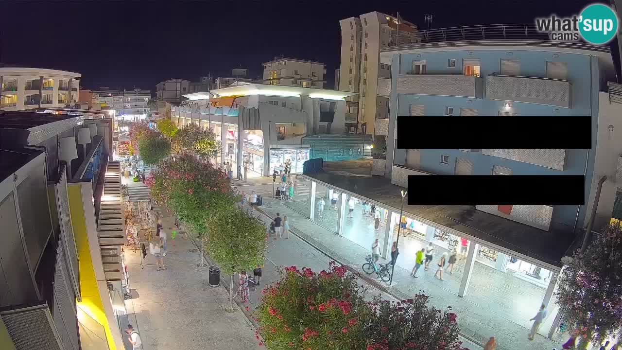 Spletna kamera Bibione Peš cona – Viale delle Costellazioni v živo